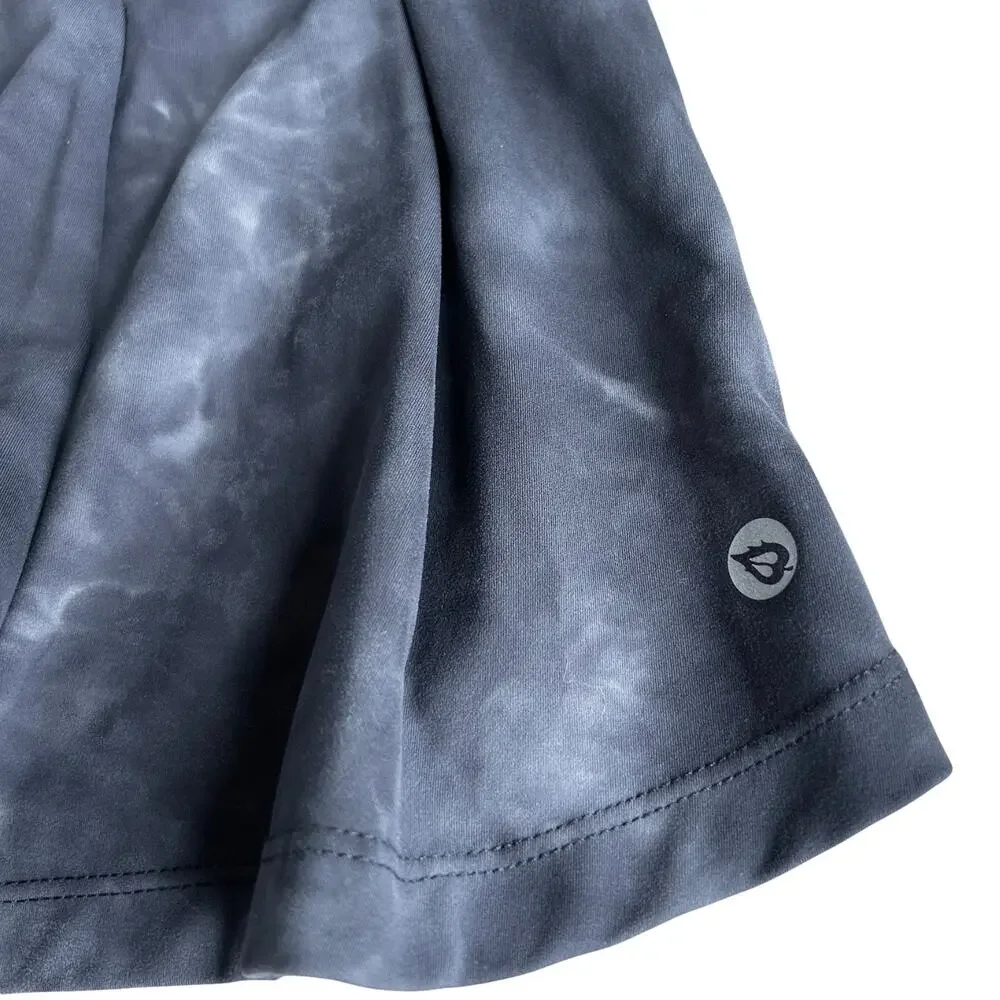 Baleaf Flyleaf Tie Dye Grey Blue‎ Tennis Skort Medium Built-In Shorts